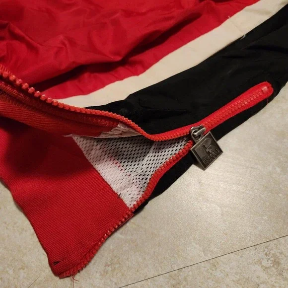 VTG 90s Russell Athletic Lightweight Windbreaker Mens L Large Blank Pullover Red - Picture 9 of 11